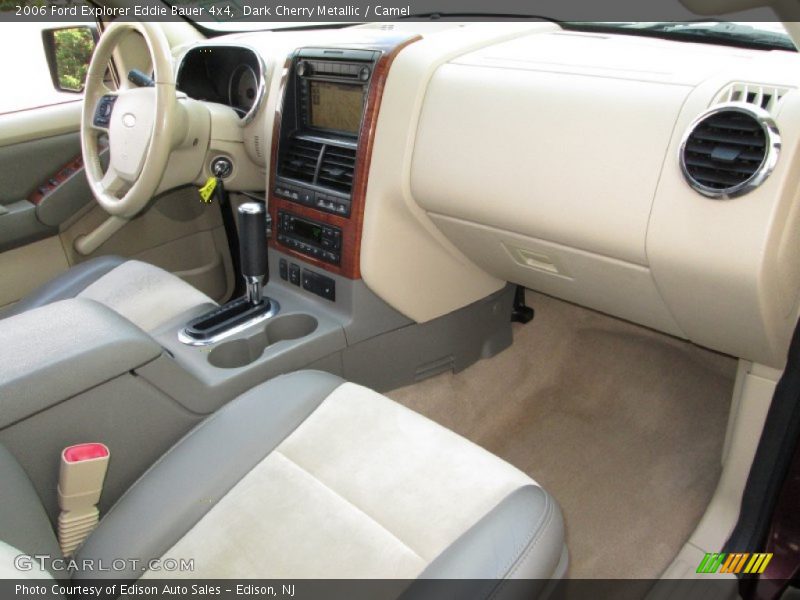 Dark Cherry Metallic / Camel 2006 Ford Explorer Eddie Bauer 4x4