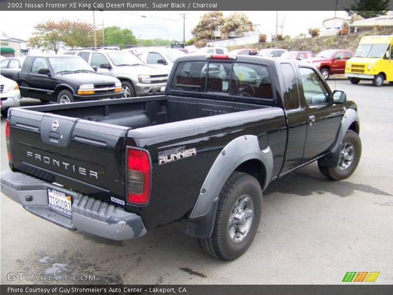 Super Black / Charcoal 2002 Nissan Frontier XE King Cab Desert Runner