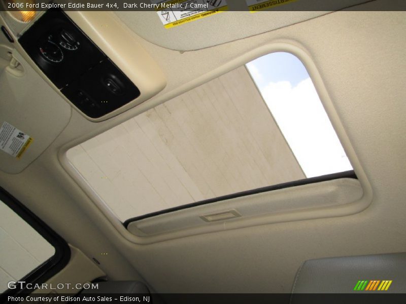 Dark Cherry Metallic / Camel 2006 Ford Explorer Eddie Bauer 4x4