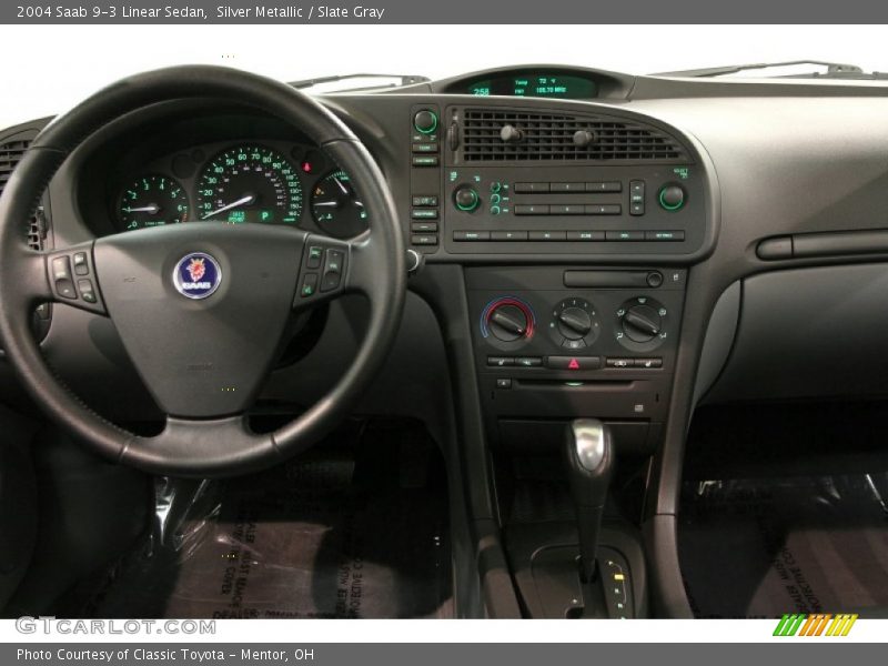 Silver Metallic / Slate Gray 2004 Saab 9-3 Linear Sedan