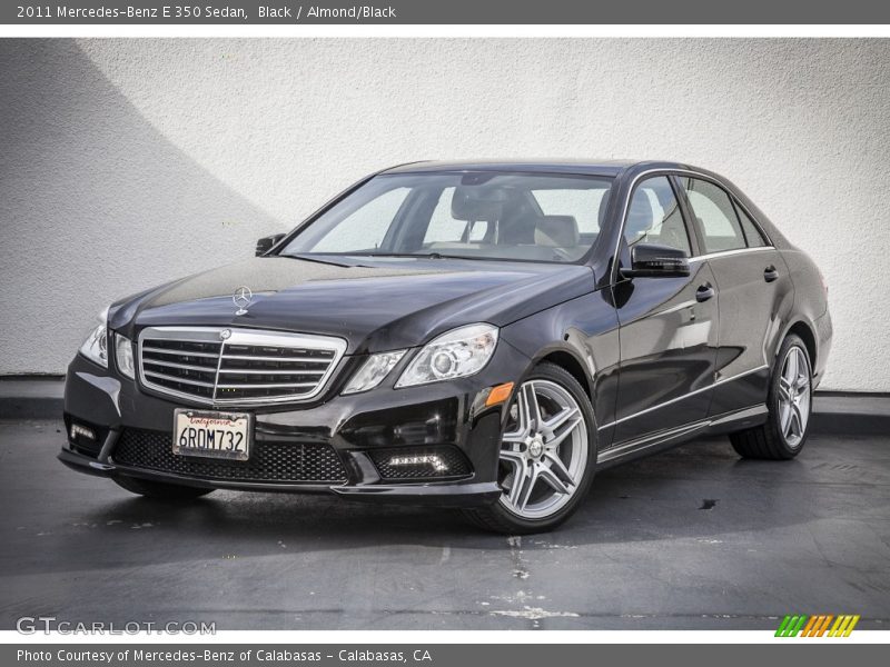 Black / Almond/Black 2011 Mercedes-Benz E 350 Sedan