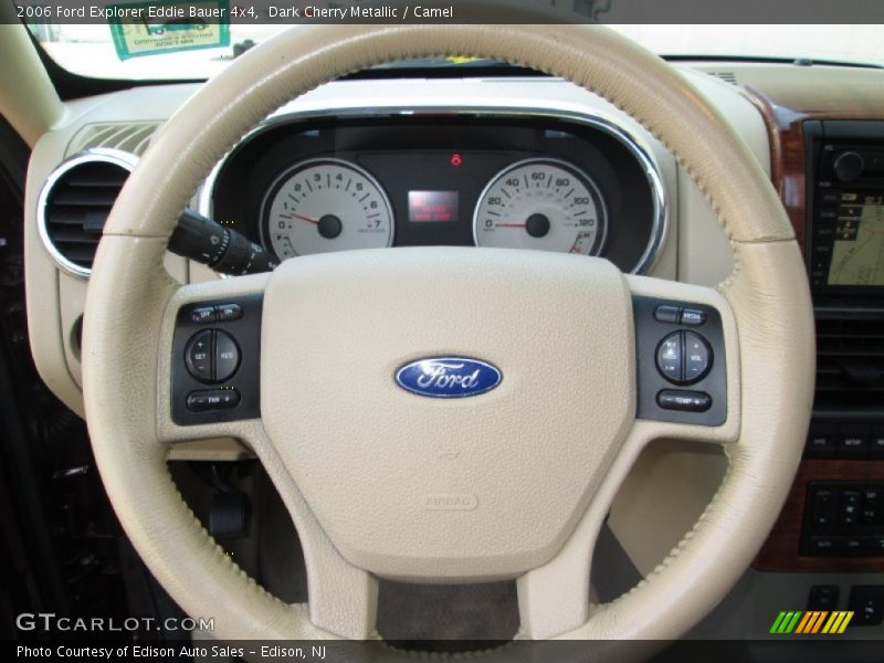 Dark Cherry Metallic / Camel 2006 Ford Explorer Eddie Bauer 4x4