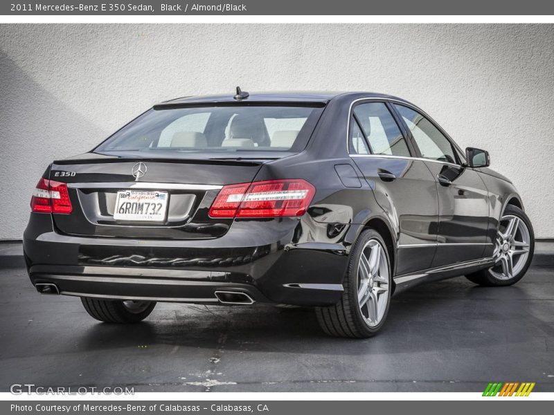 Black / Almond/Black 2011 Mercedes-Benz E 350 Sedan