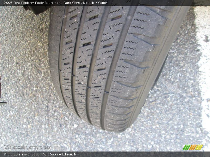 Dark Cherry Metallic / Camel 2006 Ford Explorer Eddie Bauer 4x4