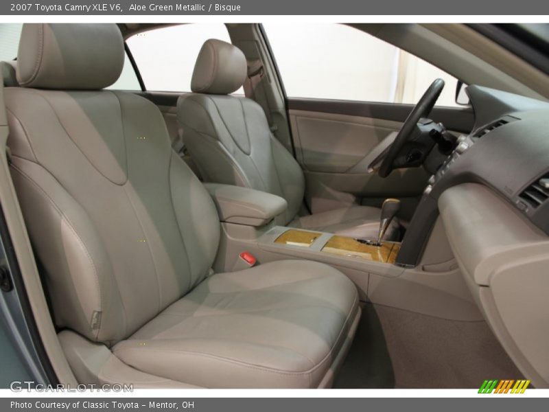 Aloe Green Metallic / Bisque 2007 Toyota Camry XLE V6