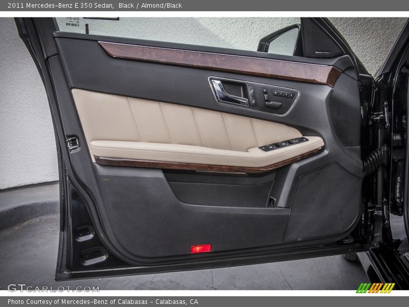 Black / Almond/Black 2011 Mercedes-Benz E 350 Sedan