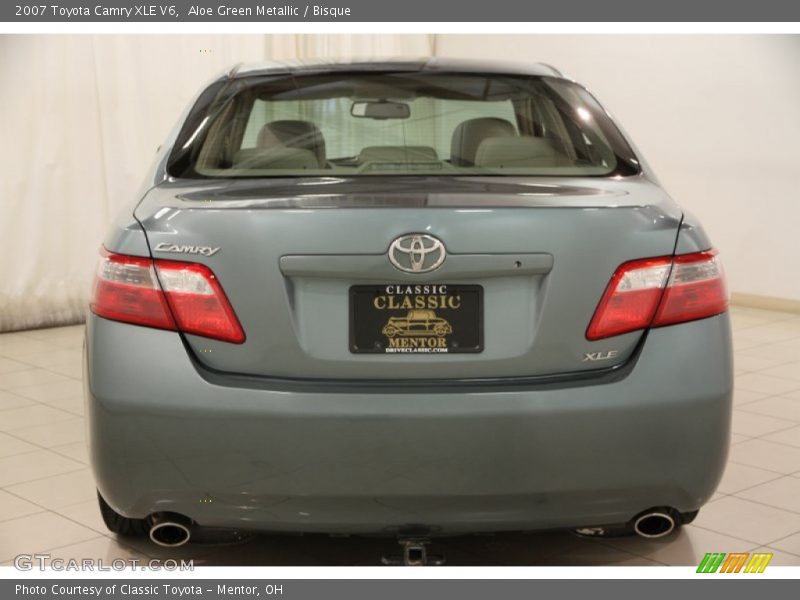 Aloe Green Metallic / Bisque 2007 Toyota Camry XLE V6