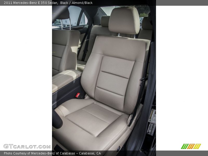 Black / Almond/Black 2011 Mercedes-Benz E 350 Sedan
