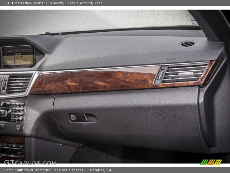 Black / Almond/Black 2011 Mercedes-Benz E 350 Sedan