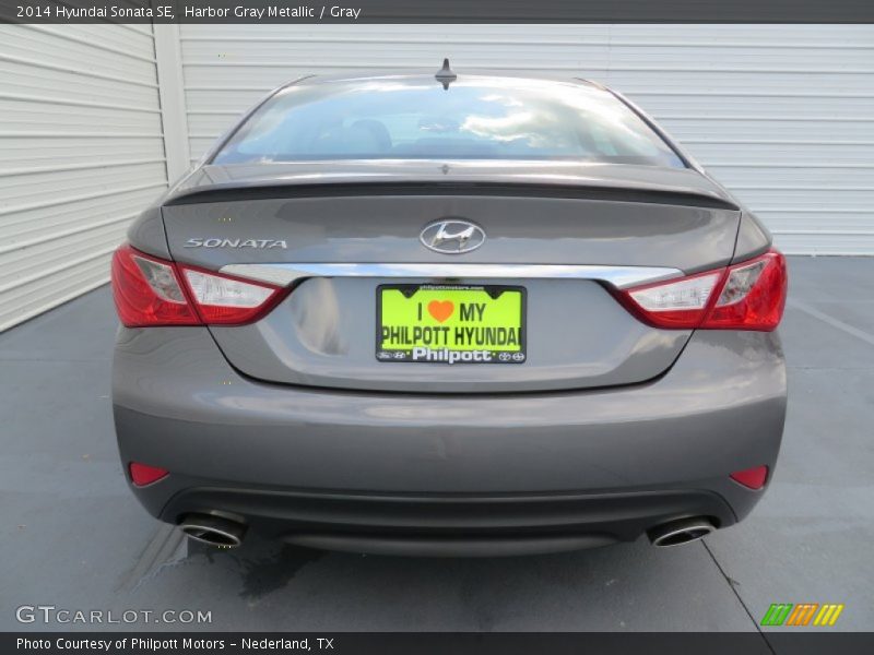 Harbor Gray Metallic / Gray 2014 Hyundai Sonata SE
