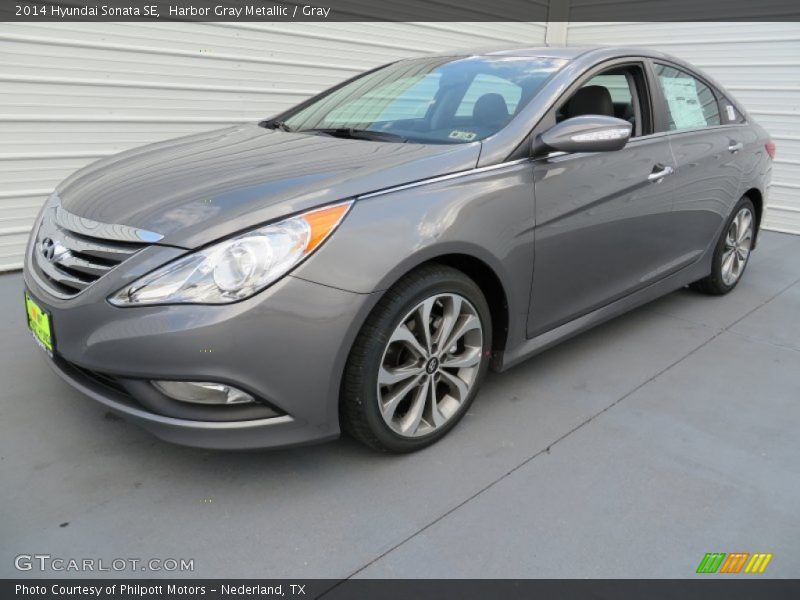 Harbor Gray Metallic / Gray 2014 Hyundai Sonata SE