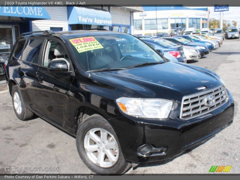 Black / Ash 2009 Toyota Highlander V6 4WD