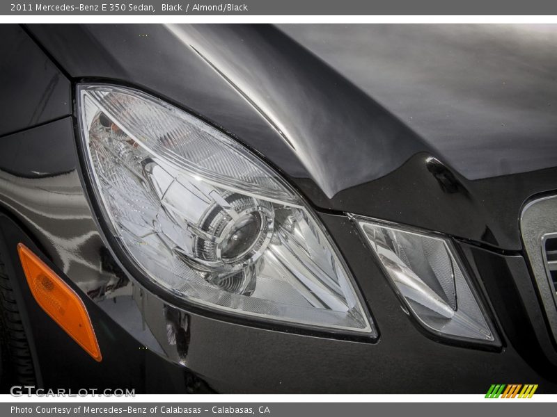 Black / Almond/Black 2011 Mercedes-Benz E 350 Sedan