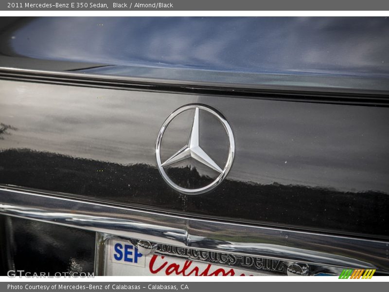 Black / Almond/Black 2011 Mercedes-Benz E 350 Sedan