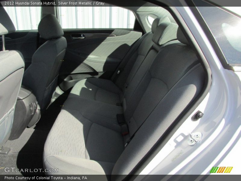 Silver Frost Metallic / Gray 2012 Hyundai Sonata Hybrid