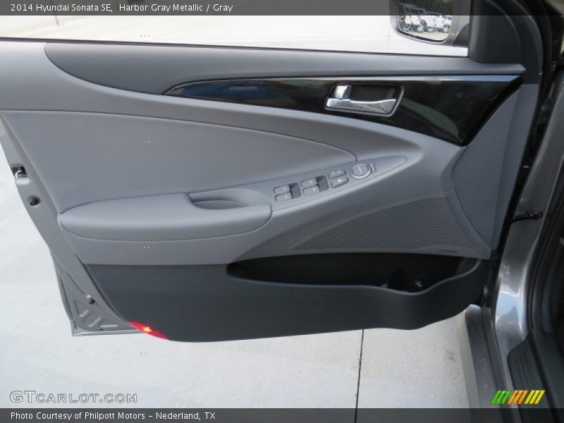 Harbor Gray Metallic / Gray 2014 Hyundai Sonata SE