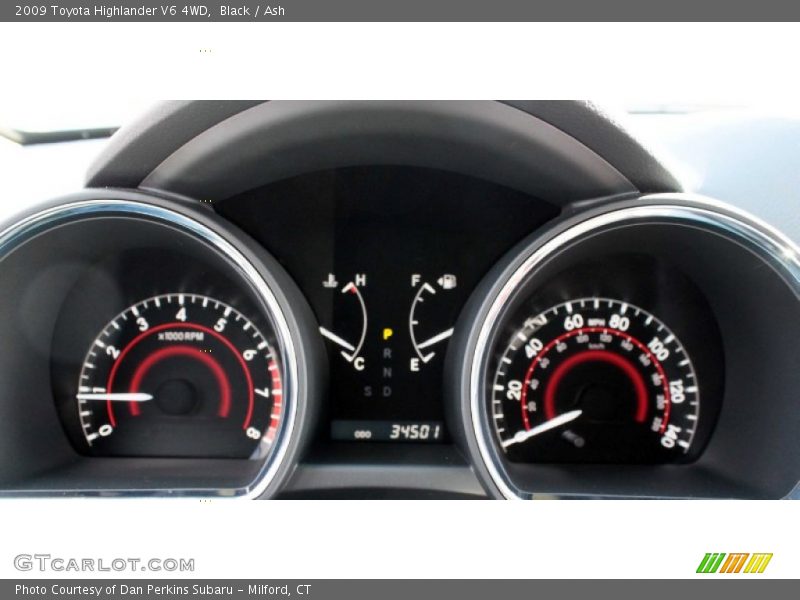 Black / Ash 2009 Toyota Highlander V6 4WD