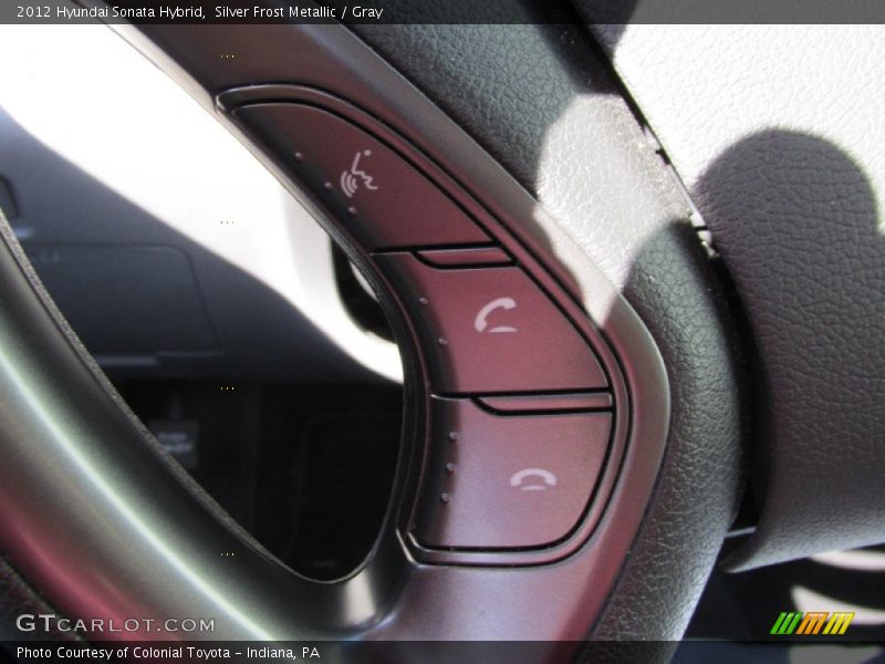Silver Frost Metallic / Gray 2012 Hyundai Sonata Hybrid