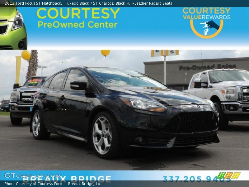 Tuxedo Black / ST Charcoal Black Full-Leather Recaro Seats 2013 Ford Focus ST Hatchback