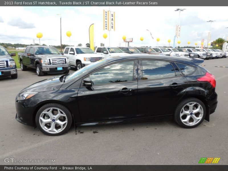 Tuxedo Black / ST Charcoal Black Full-Leather Recaro Seats 2013 Ford Focus ST Hatchback