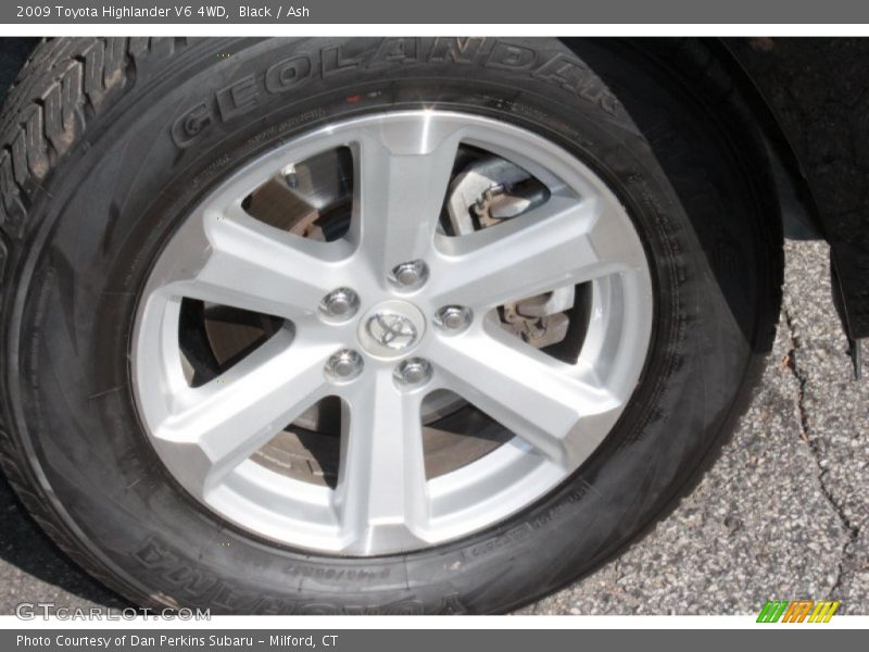 Black / Ash 2009 Toyota Highlander V6 4WD