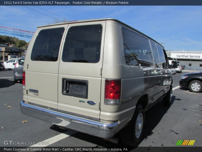 Pueblo Gold Metallic / Medium Pebble 2011 Ford E Series Van E350 XLT Passenger