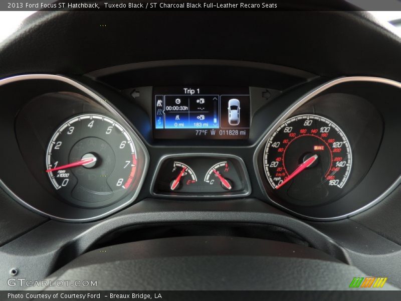 Tuxedo Black / ST Charcoal Black Full-Leather Recaro Seats 2013 Ford Focus ST Hatchback