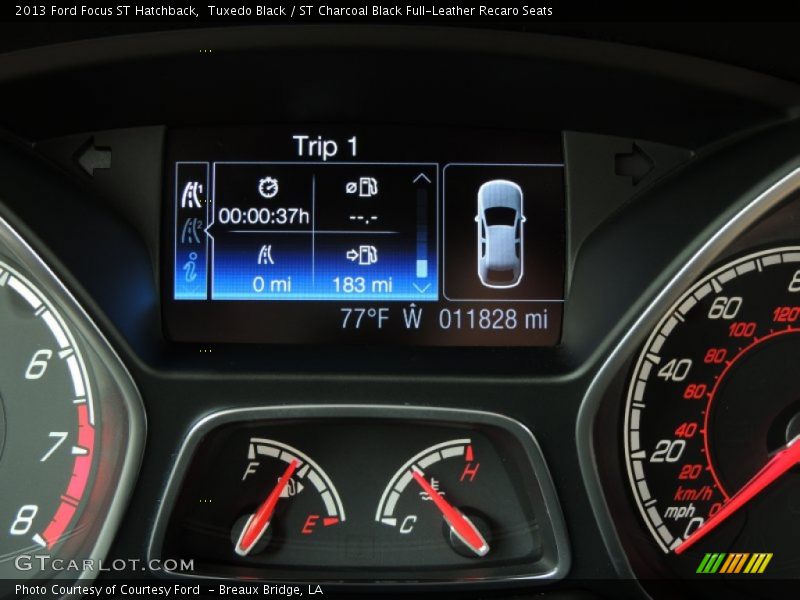 Tuxedo Black / ST Charcoal Black Full-Leather Recaro Seats 2013 Ford Focus ST Hatchback
