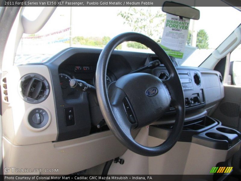 Pueblo Gold Metallic / Medium Pebble 2011 Ford E Series Van E350 XLT Passenger