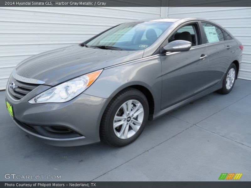 Harbor Gray Metallic / Gray 2014 Hyundai Sonata GLS