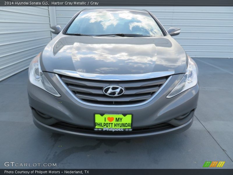 Harbor Gray Metallic / Gray 2014 Hyundai Sonata GLS