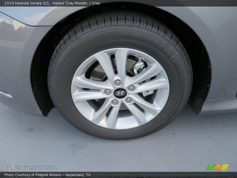 Harbor Gray Metallic / Gray 2014 Hyundai Sonata GLS