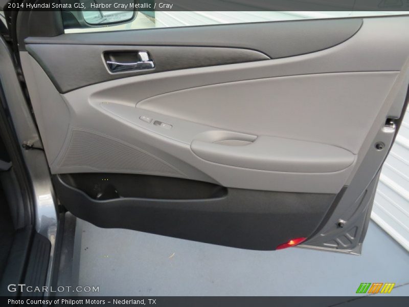 Harbor Gray Metallic / Gray 2014 Hyundai Sonata GLS