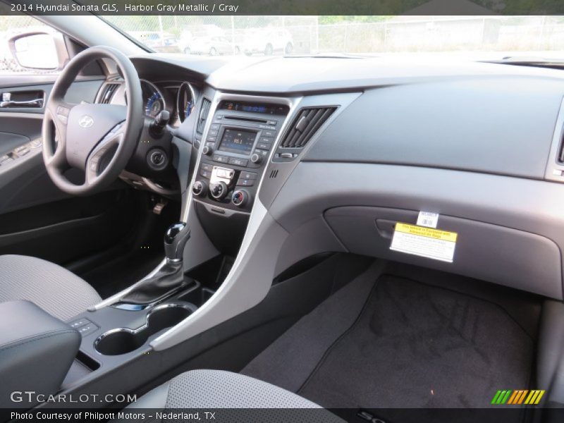 Harbor Gray Metallic / Gray 2014 Hyundai Sonata GLS