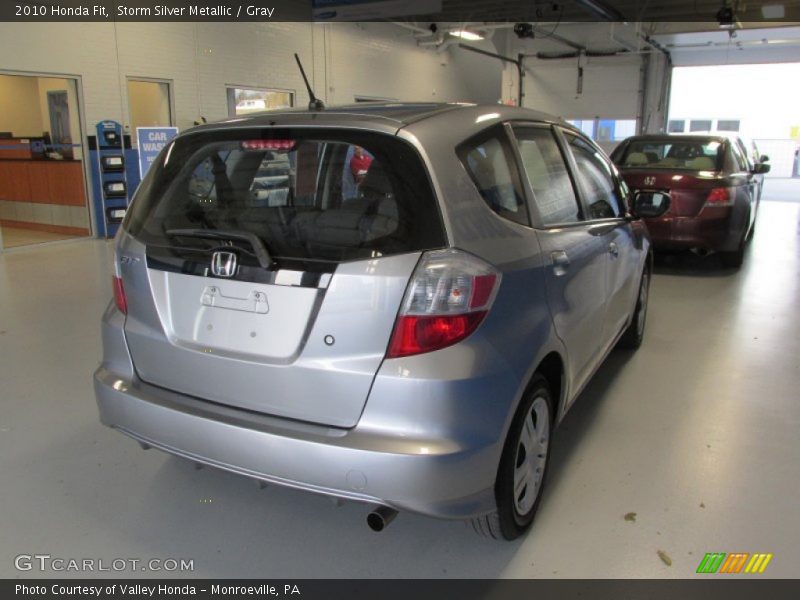 Storm Silver Metallic / Gray 2010 Honda Fit