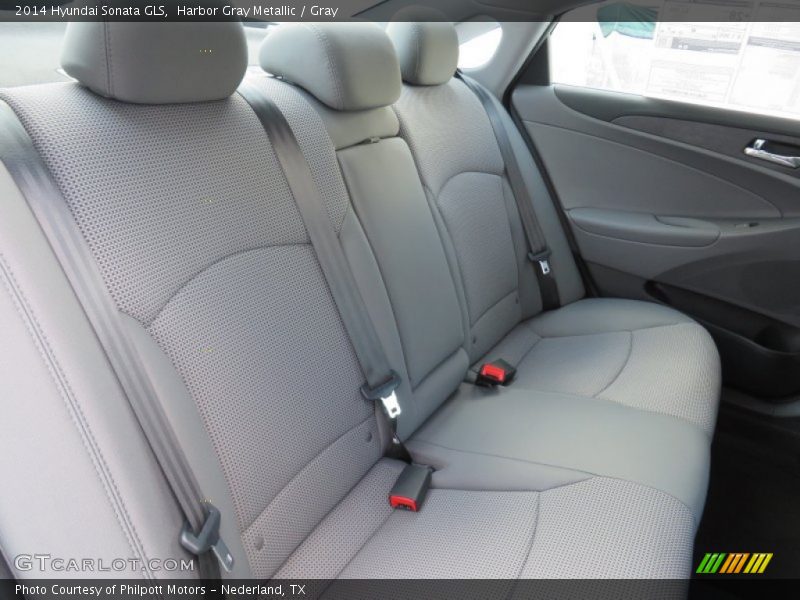 Harbor Gray Metallic / Gray 2014 Hyundai Sonata GLS