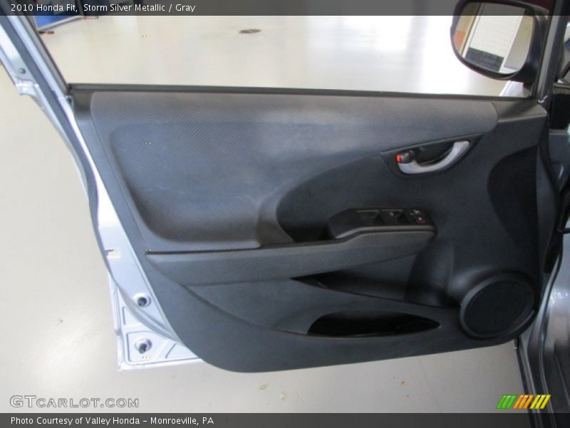 Storm Silver Metallic / Gray 2010 Honda Fit
