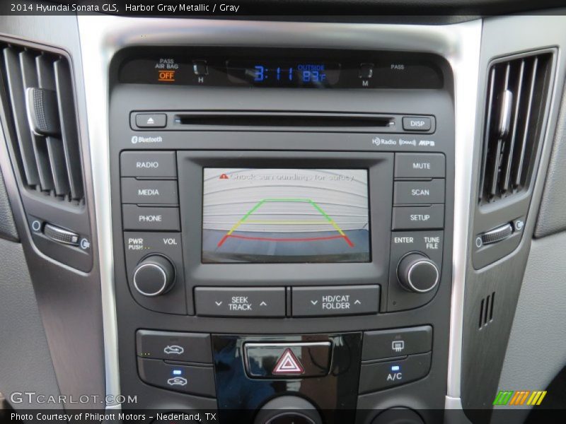 Harbor Gray Metallic / Gray 2014 Hyundai Sonata GLS