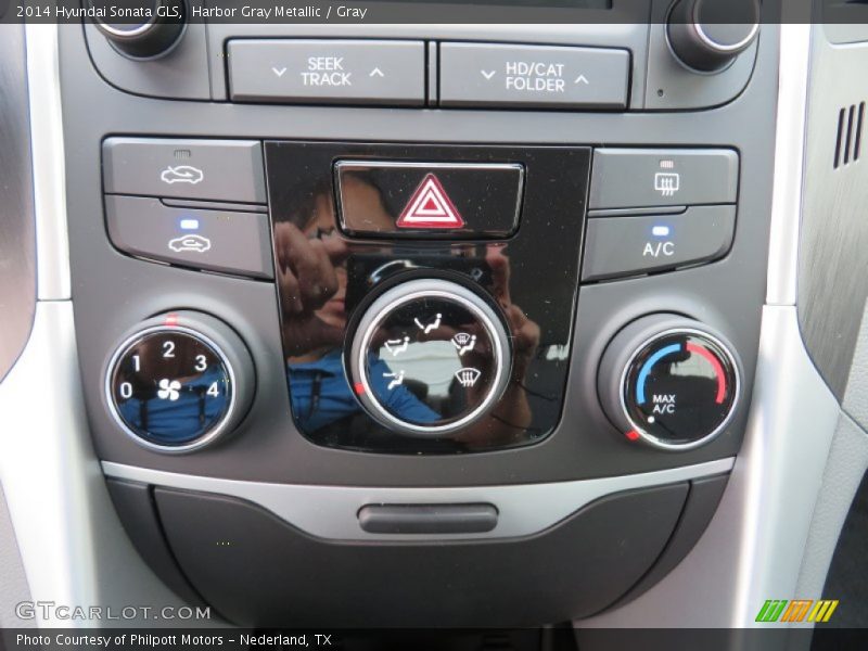 Harbor Gray Metallic / Gray 2014 Hyundai Sonata GLS