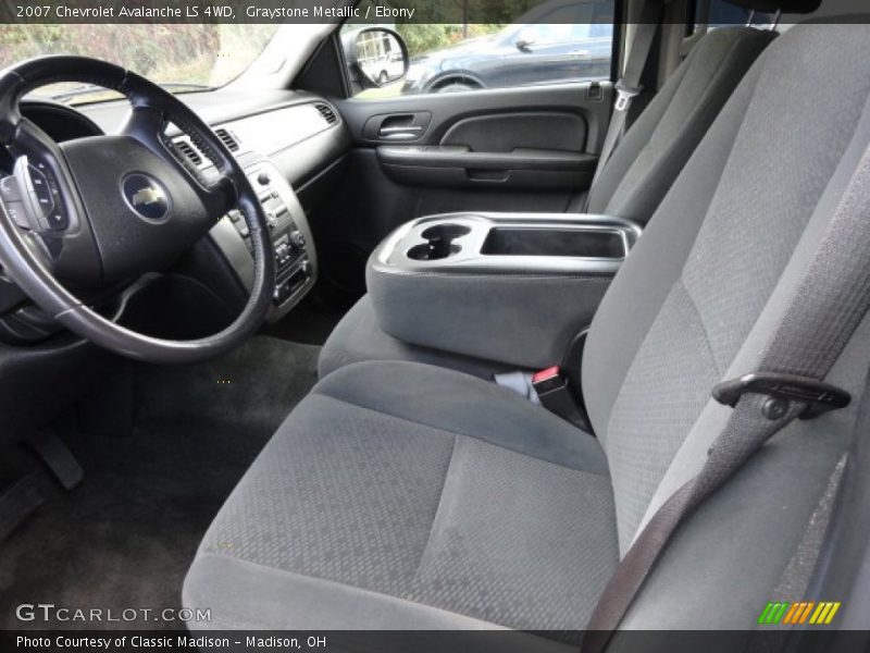 Graystone Metallic / Ebony 2007 Chevrolet Avalanche LS 4WD