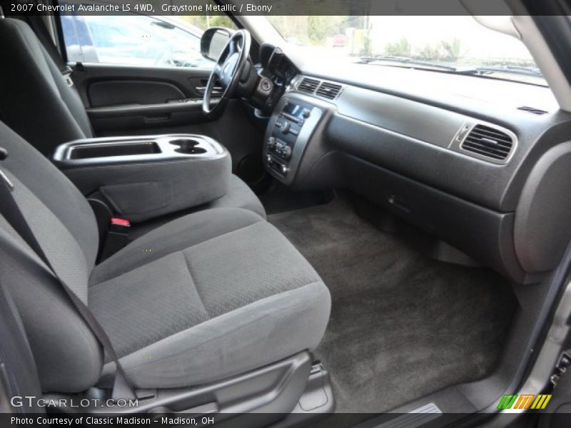 Graystone Metallic / Ebony 2007 Chevrolet Avalanche LS 4WD