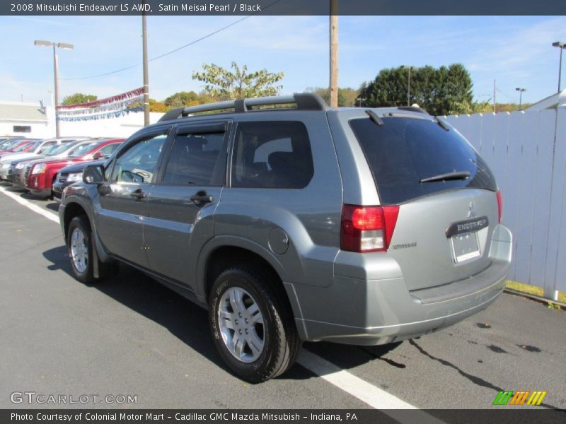 Satin Meisai Pearl / Black 2008 Mitsubishi Endeavor LS AWD