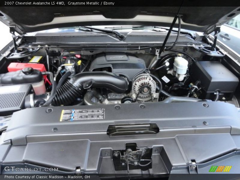 Graystone Metallic / Ebony 2007 Chevrolet Avalanche LS 4WD