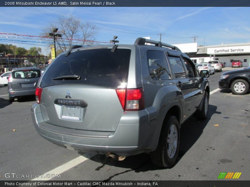 Satin Meisai Pearl / Black 2008 Mitsubishi Endeavor LS AWD
