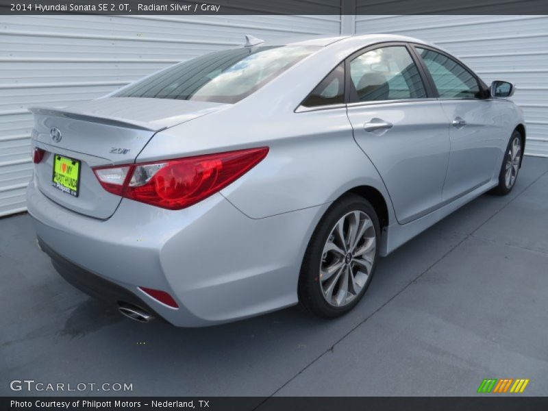 Radiant Silver / Gray 2014 Hyundai Sonata SE 2.0T