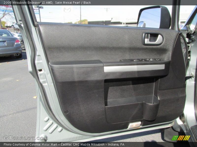 Satin Meisai Pearl / Black 2008 Mitsubishi Endeavor LS AWD