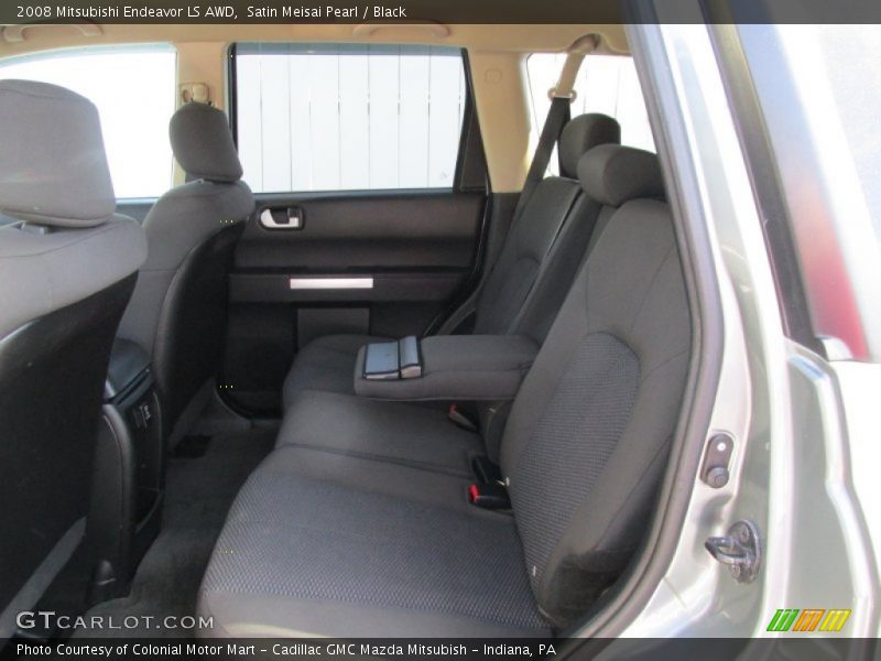 Satin Meisai Pearl / Black 2008 Mitsubishi Endeavor LS AWD