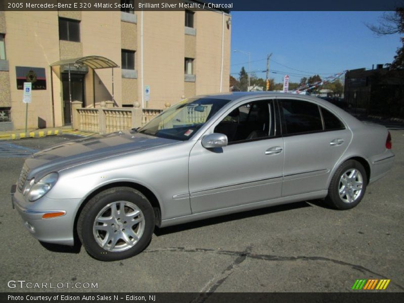 Brilliant Silver Metallic / Charcoal 2005 Mercedes-Benz E 320 4Matic Sedan