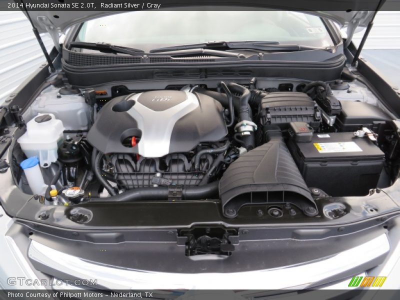  2014 Sonata SE 2.0T Engine - 2.0 Liter GDI Turbocharged DOHC 16-Valve Dual-CVVT 4 Cylinder