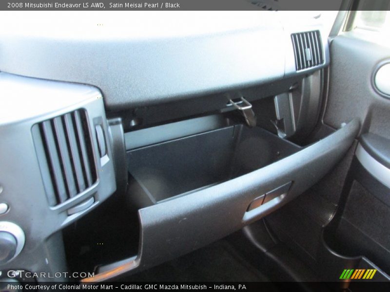 Satin Meisai Pearl / Black 2008 Mitsubishi Endeavor LS AWD